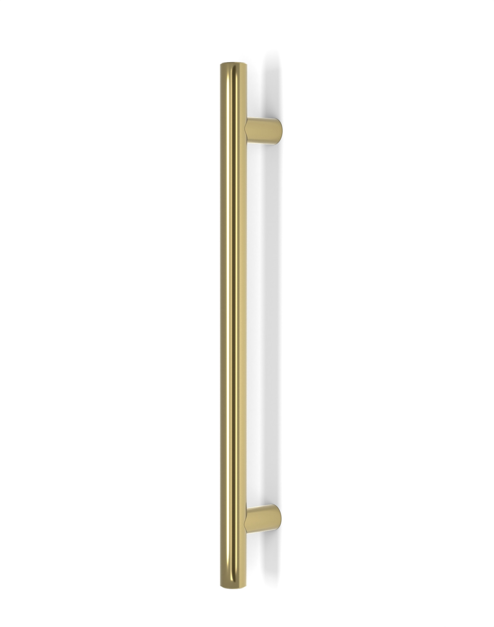 Pro-Line Series: Ladder Pull Handle - Back-to-Back, Polished Brass Finish, 304 Grade Stainless Steel Alloy