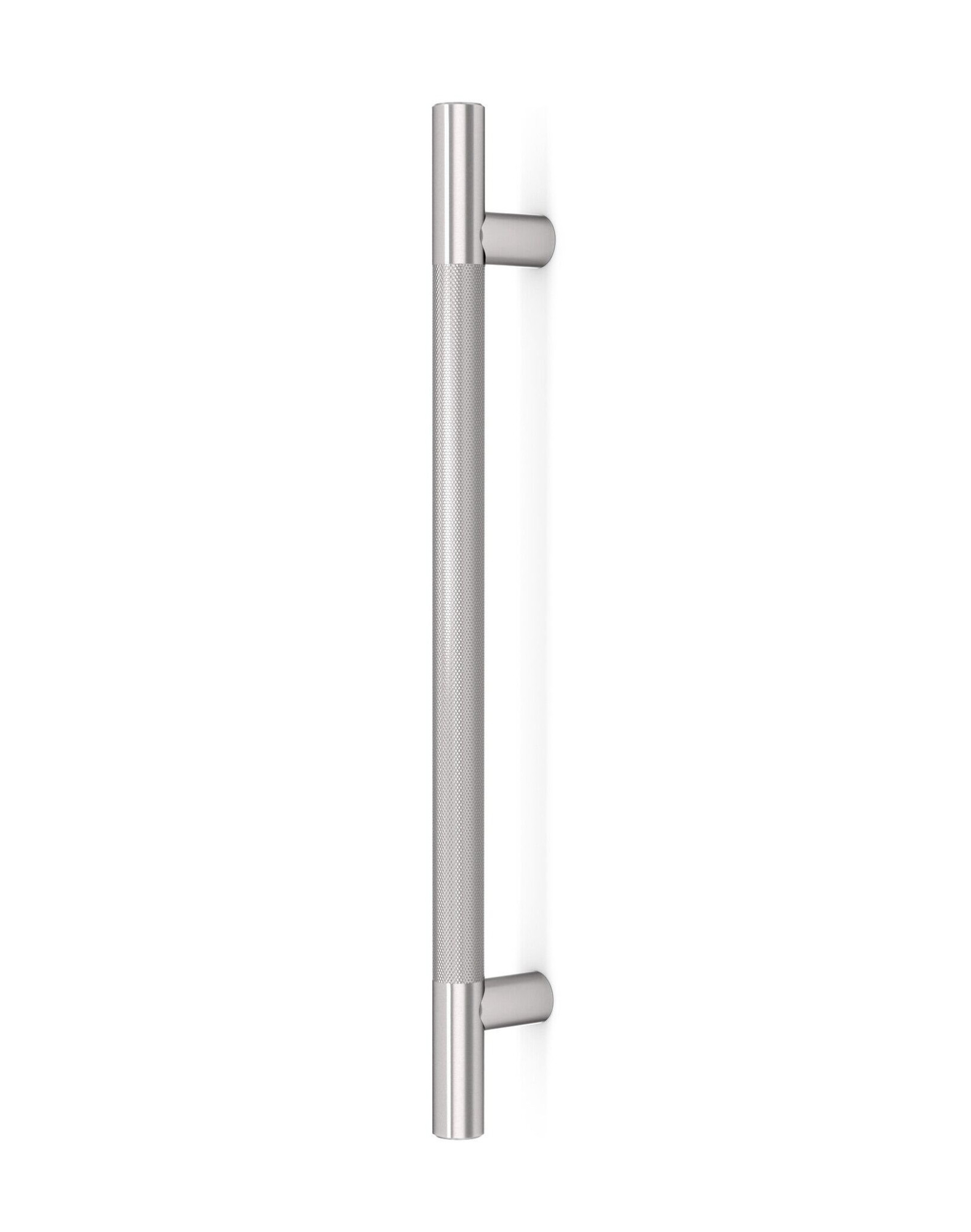 Pro-Line Series: Knurled Ladder Pull Handle - Back-to-Back, Brushed Satin US32D/630 Finish, 316 Grade Stainless Steel Alloy