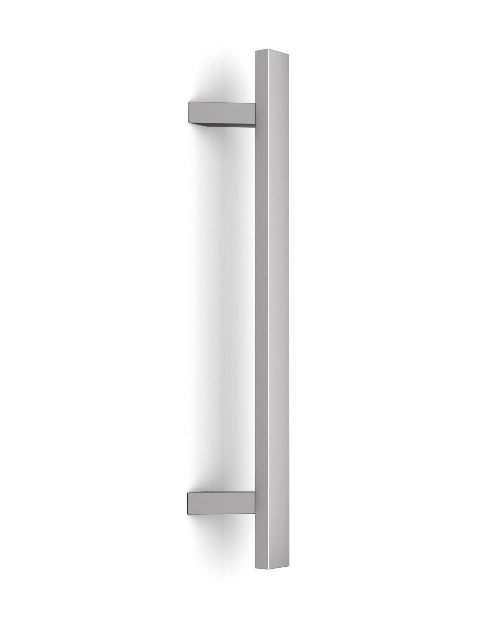 One Sided Flat Bar Offset Ladder Pull Handle, Brushed Satin US32D/630 Finish, 316 Grade Stainless Steel Alloy