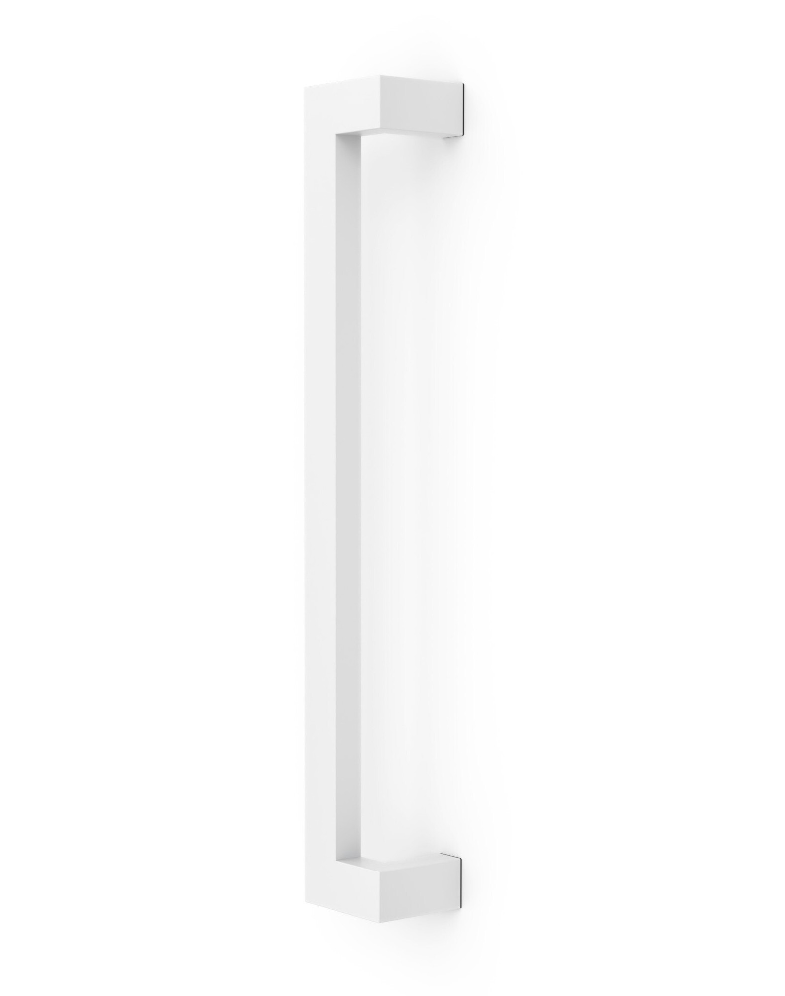 Pro-Line Rectangular Series: 45º Offset 1.5" x 1" Pull Handle - Back-to-Back, Matte White Powder Coated Finish, 316 Exterior Grade Stainless Steel Alloy Pro-Line Rectangular Series: 45º Offset 1.5" x 1" Pull Handle - Back-to-Back, Matte White Powder Coated Finish, 316 Exterior Grade Stainless Steel Alloy