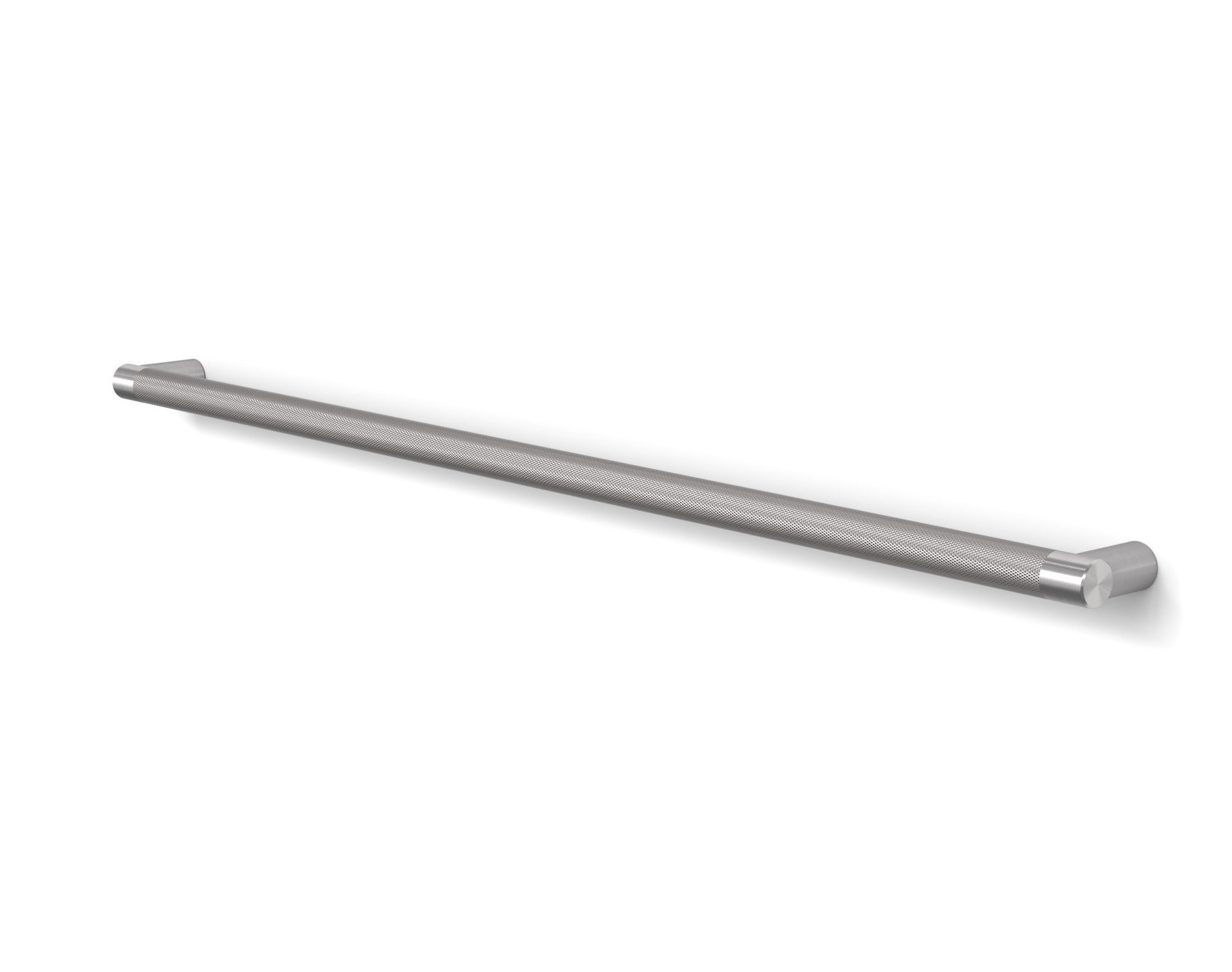 Pro-Line Knurled Series: Push Bar Handle, Brushed Satin US32D/630 Finish, 316 Grade Stainless Steel Alloy