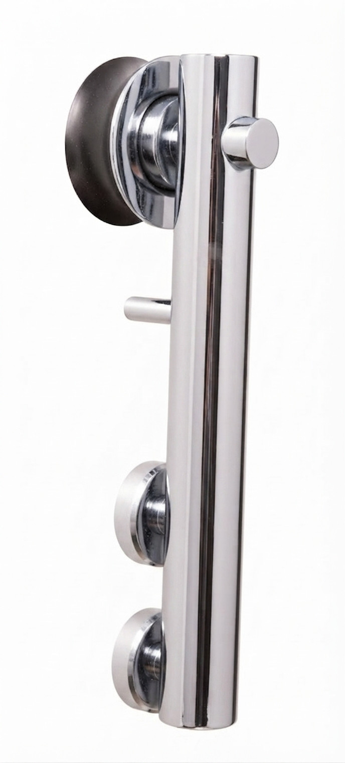 Lumina-GF Barn Door Roller - Polished Chrome Finish