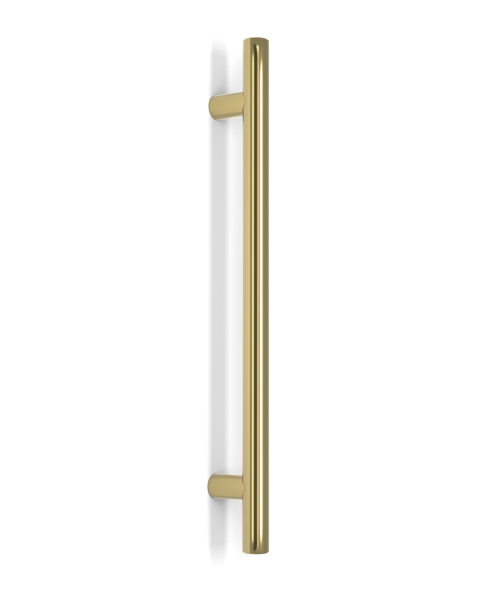 Pro-Line Series: One Sided Ladder Pull Handle, Polished Brass Finish, 304 Grade Stainless Steel Alloy
