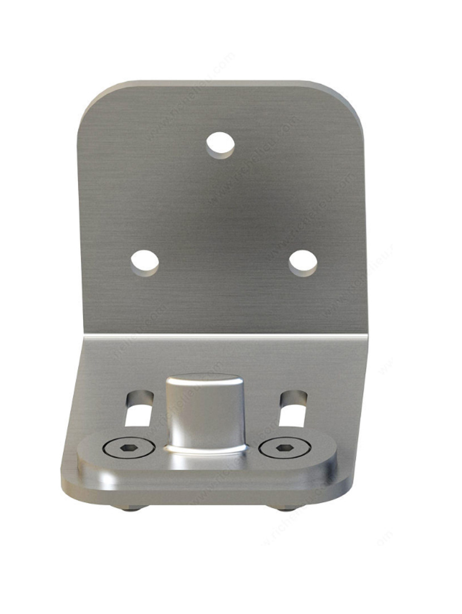 Adjustable Wall Mounted Floor Guide - 02, Brushed Satin US32D/630 Finish, 304 Grade Stainless Steel Alloy Adjustable Wall Mounted Floor Guide - 02, Brushed Satin US32D/630 Finish, 304 Grade Stainless Steel Alloy