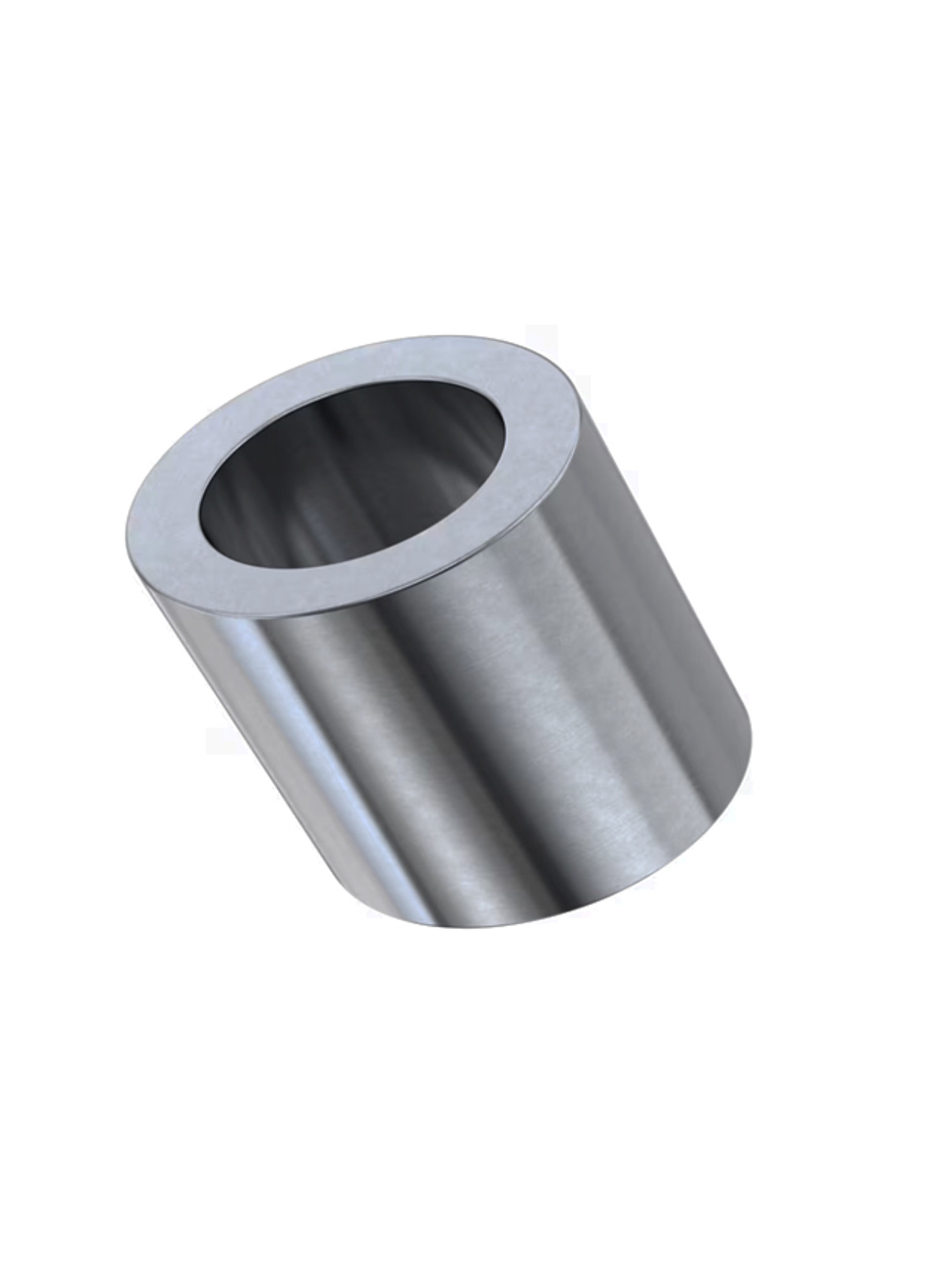Spacer Sleeve, Brushed Satin US32D/630 Finish, 304 Grade Stainless Steel Alloy
