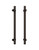 Pro-Line Series: Pro-Line Series: PostMount Offset Pull Handle - Back-to-Back, Matte Bronze Powder Coated Finish, 316 Exterior Grade Stainless Steel Alloy