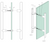 Installation Instructions Pro-Line Series: Ladder Pull Handle - Back-to-Back, Matte Black Powder Coated / Brushed Satin Posts, 304 Grade Stainless Steel Alloy