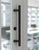 Pro-Line Series: Pro-Line Series: PostMount Offset Pull Handle - Back-to-Back, Oil Rubbed Bronze Finish, 316 Exterior Grade Stainless Steel Alloy