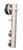 Lumina-WF Barn Door Roller, Brushed Satin US32D/630 Finish, 304 Grade Stainless Steel Alloy