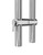 Pro-Line Series: 72" Upward Locking Ladder Pull Handle - Back-to-Back, Polished US32/629 Finish, 316 Exterior Grade Stainless Steel Alloy