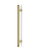 Pro-Line Series: Ladder Pull Handle - Back-to-Back, Polished Brass Finish, 304 Grade Stainless Steel Alloy