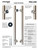 Specification Chart Pro-Line Series: Ladder Pull Handle - Back-to-Back, Brushed Satin US32D/630 Finish, 304 Grade Stainless Steel Alloy