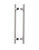 Pro-Line Series: Grooved Ladder Pull Handle - Back-to-Back, Brushed Satin US32D/630 Finish, 316 Grade Stainless Steel Alloy 