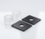 Square Metal Gaskets (Washers) and Plastic Bushings for  Pull Handles, Stainless Steel, Pack of  2