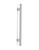 Pro-Line Grooved Series: One Sided Ladder Pull Handle, Brushed Satin US32D/630 Finish, 304 Grade Stainless Steel Alloy