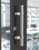 Pro-Line Series: Adjustable Square Offset Pull Handle - Back-to-Back, Brushed Satin US32D/630 Finish, 316 Exterior Grade Stainless Steel Alloy
