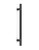 Pro-Line FLUTED Series: One Sided Ladder Pull Handle, Matte Black Powder Coated Finish, 316 Grade Stainless Steel Alloy