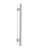 Refrigerator and Appliance: Grooved Ladder Pull Handle, Brushed Satin US32D/630 Finish, 304 Grade Stainless Steel Alloy