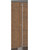 Pro-Line Series: 84" Offset 45º Ladder Pull Handle with 3-hole mounting - Back-to-Back, Brushed Satin US32D/630 Finish, 316 Grade Stainless Steel Alloy