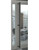 Pro-Line Series: 84" Offset 45º Ladder Pull Handle with 3-hole mounting - Back-to-Back, Matte Black Powder Coated Finish, 316 Grade Stainless Steel Alloy