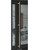 Pro-Line Collar Mounted Series: 84 inch PostMount Offset Ladder Pull Handle with 3-hole mounting - Back-to-Back, Satin Brass Finish, 316 Exterior Grade Stainless Steel Alloy (view)