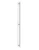 Pro-Line Collar Mounted Series: One-Sided 84 inch Ladder Pull Handle with 3-hole mounting, Polished US32/629 Finish, 316 Grade Stainless Steel Alloy