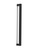 24" Square Series: One Sided Concealed Mounted - 1"x 1" Pull Handle, Shimmer Black Powder Coated Finish, 304 Grade Stainless Steel Alloy