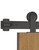 Paragon - WT Series, Flat Track Barn Door Hardware Kit, Matte Black Powder Coated Finish, 304 Grade Stainless Steel Alloy