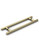 Pro-Line Series: Ladder Pull Handle - Back-to-Back, Satin Brass Finish, 304 Grade Stainless Steel Alloy