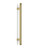 Pro-Line Series: One Sided Ladder Pull Handle, Polished Brass Finish, 304 Grade Stainless Steel Alloy