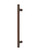 Pro-Line Wood Series: Ladder Pull Handle - Back-to-Back, Solid Beech Wood Grip in a Walnut Finish with Bronze Powder Coated Ends, 316 Exterior Grade Stainless Steel Alloy 