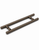 Pro-Line Floating Neck Series: Ladder Pull Handle - Back-to-Back, Bronze Powder Coated Finish, 304 Grade Stainless Steel Alloy
