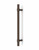 Pro-Line Floating Neck Series: Ladder Pull Handle - Back-to-Back, Bronze Powder Coated Finish, 304 Grade Stainless Steel Alloy