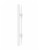 Pro-Line Extra Length Series: Ladder Pull Handle - Back-to-Back, Matte White Powder Coated Finish, 304 Grade Stainless Steel Alloy