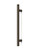 Pro-Line Grooved Series: Ladder Pull Handle - Back-to-Back, Bronze Powder Coated Finish, 304 Grade Stainless Steel Allo