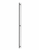 Pro-Line Floating Neck Series: 84 inch Ladder Pull Handle with 3-hole mounting - Back-to-Back, Matte Gunmetal Grey Finish, 316 Grade Stainless Steel Alloy