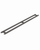 Pro-Line Floating Neck Series: 84 inch Ladder Pull Handle with 3-hole mounting - Back-to-Back, Matte Gunmetal Grey Finish, 316 Grade Stainless Steel Alloy