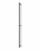 Pro-Line Series: 84 inch Ladder Pull Handle with 3-hole mounting - Back-to-Back, Matte Gunmetal Grey Finish, 316 Grade Stainless Steel Alloy 