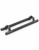 Pro-Line Knurled Series: PostMount Offset Pull Handle - Back-to-Back, Matte Gunmetal Grey Finish, 316 Exterior Grade Stainless Steel Alloy