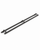 Pro-Line Series: 84 inch PostMount Offset Ladder Pull Handle with 3-hole mounting - Back-to-Back, Matte Gunmetal Grey Finish, 316 Grade Stainless Steel Alloy