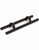 Pro-Line Extra Length Series: PostMount Offset Pull Handle - Back-to-Back, Bronze Powder Coated Finish, 316 Exterior Grade Stainless Steel Alloy