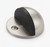 Half Dome Floor Mount Door Stop, Brushed Satin Stainless Steel
