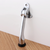 Stainless Steel Brushed Satin Finish 5" Door Mounted Heavy-Duty Kick-Down Door Holder mockup on door