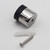 Door Bumper- Round-01, Polished US32/629 Finish, 304 Grade Stainless Steel Alloy 