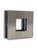 Square Sliding Door Handle - 3" x 3" Back-to-Back for Glass doors (Brushed Satin Stainless Steel Finish)