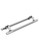 Pro-Line Series: PostMount Offset Pull Handle - Back-to-Back, Brushed Satin Finish / Polished Stainless Steel Ends, 316 Exterior Grade Stainless Steel Alloy