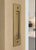 Flush Plate - Door Handle for Wood doors (Satin Brass Stainless Steel Finish)