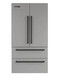 Refrigerator and Appliance: 1" x 1" Square Pull Handle, Matte Black Powder Coated Finish, 304 Grade Stainless Steel Alloy