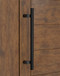 Pro-Line Series: Pro-Line Series: PostMount Offset Pull Handle - Back-to-Back, Oil Rubbed Bronze Finish, 316 Exterior Grade Stainless Steel Alloy