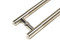 Exterior 316 Grade Ladder Pull Handle (Satin Grip / Polished Ends)